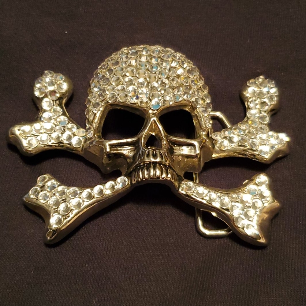 Skull & Cross Bone belt buckle